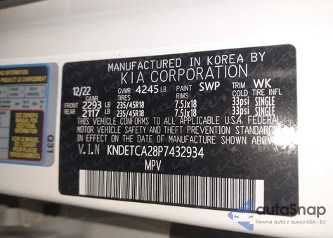 2023 Kia Seltos Sx Turbo from USA, damaged, VIN KNDETCA28P7432934